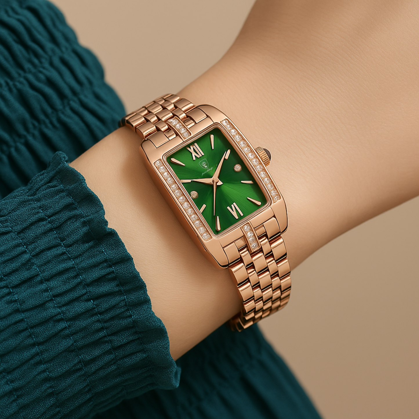 Relógio Feminino Windsor com Strass e Movimento Quartz