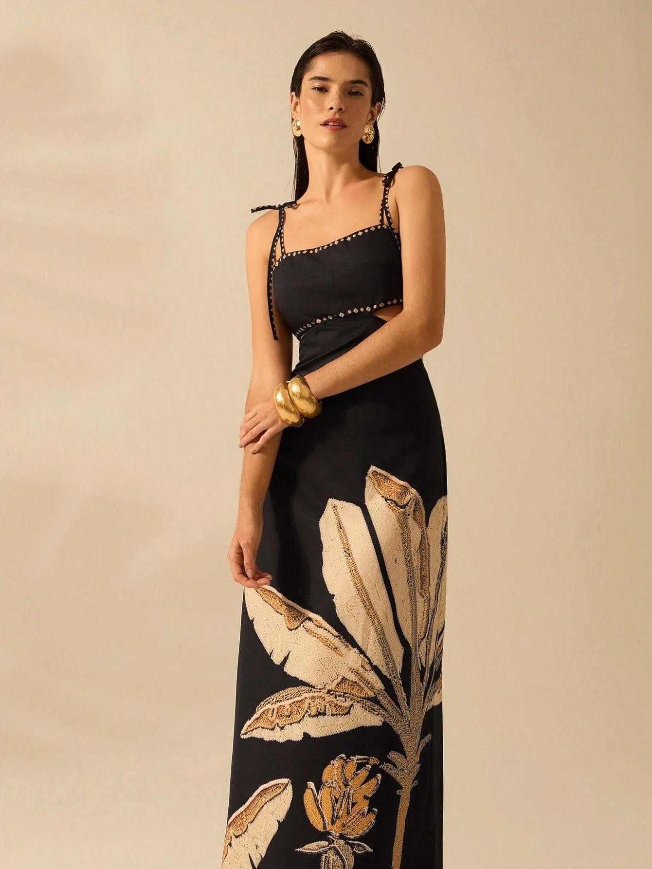 Vestido Longo Elegante Preto