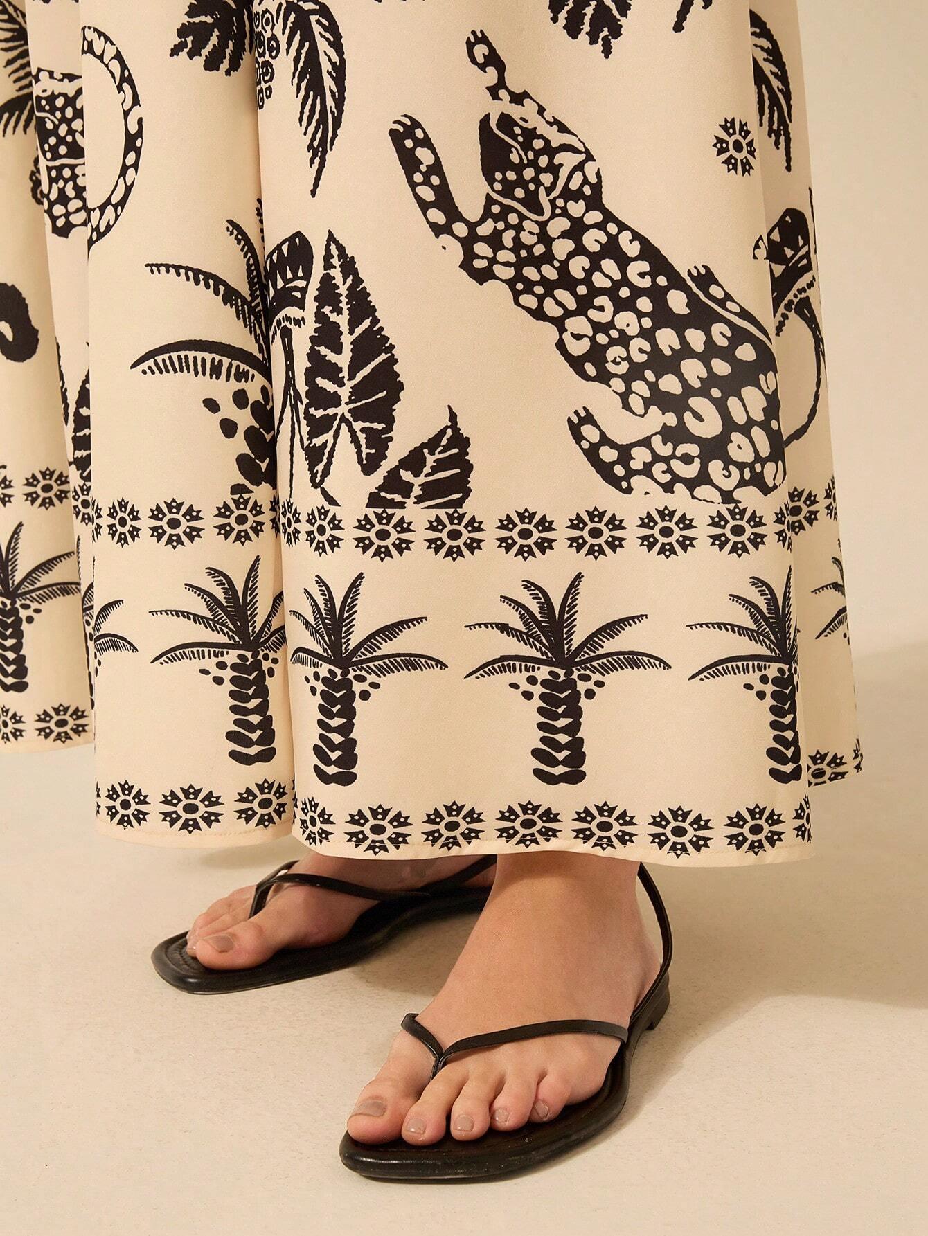 Vestido Longo Boho Estampado