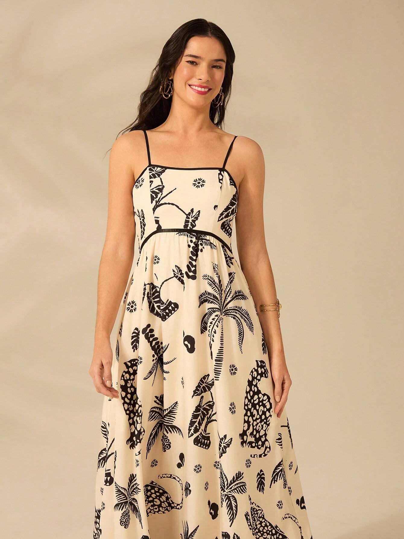 Vestido Longo Boho Estampado