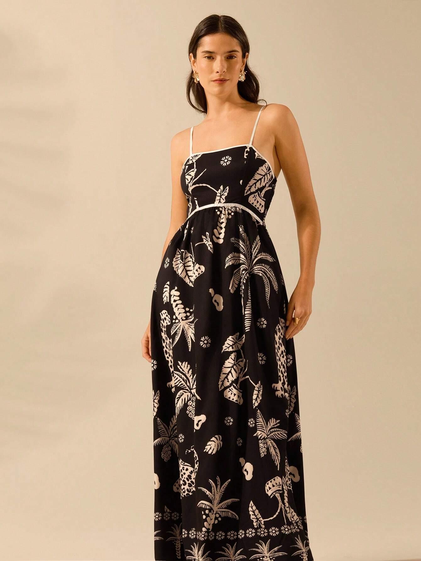 Vestido Longo Boho Estampado