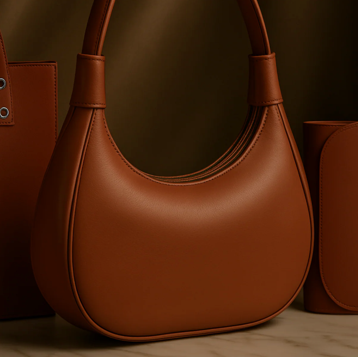 Bolsa de Ombro Meia Lua Essenza