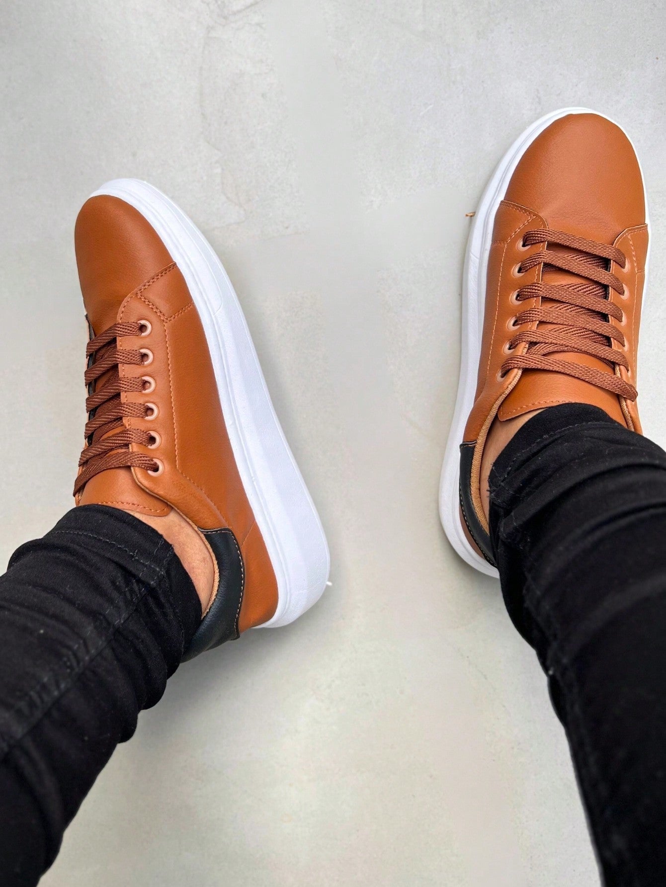 Sapatênis Masculino Casual Marrom Basic