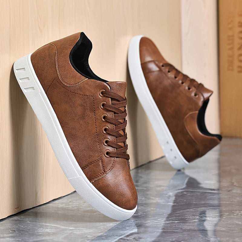 Tênis Casual Masculino Masc Preto+Marrom