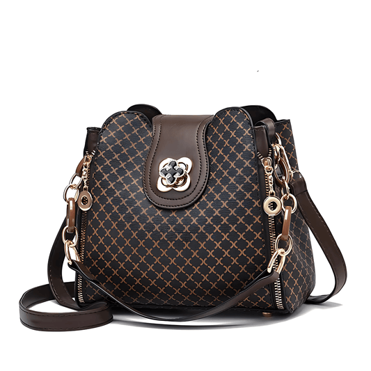 Bolsa Feminina de Couro Genuíno Saint Lumier