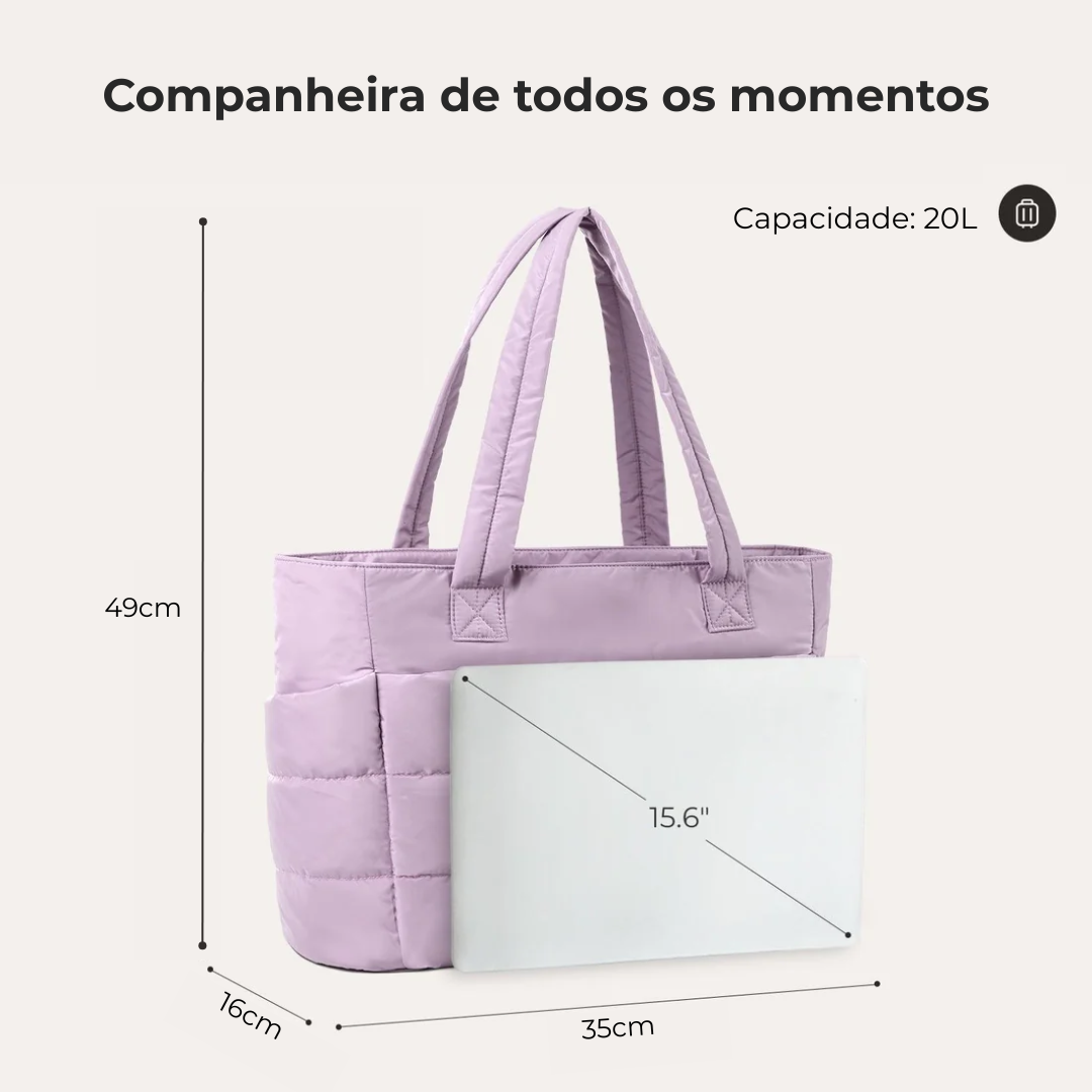 Bolsa Tote Puffer Executiva Ayla