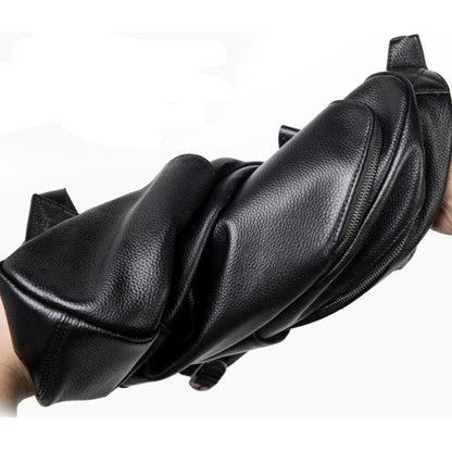 Mochila de Couro Legítimo Para Notebook Poseidon