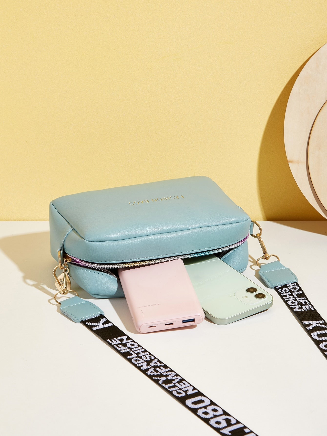 Bolsa Couro Mini Crossbody