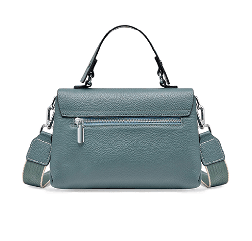 Bolsa Feminina Compacta de Couro Genuíno