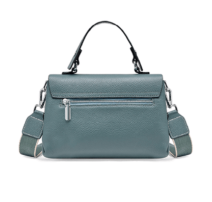 Bolsa Feminina Compacta de Couro Genuíno