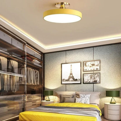 Plafon De Led Redondo Sobrepor Modelo Nódico Plafon 0008 My Store 