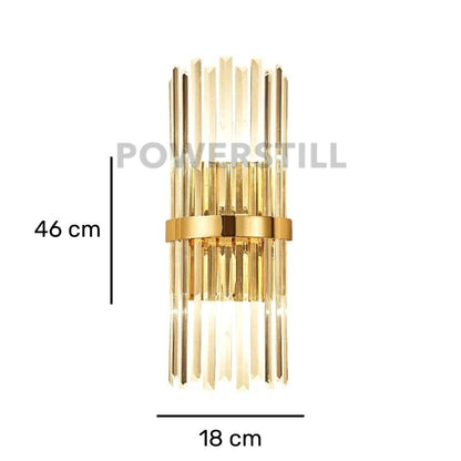 Arandela de Parede Luxuosa em Cristal