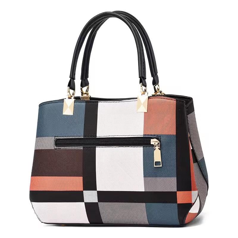 Bolsa de Ombro Feminina Vittoria Plaid