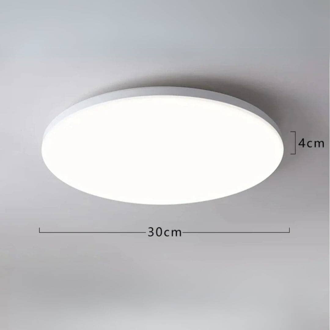 Plafon Redondo Led Sobrepor De Embutir Orion Plafon 0003 My Store Branco Luz Quente (2700K – 3000K) 30cm