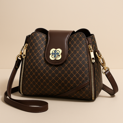 Bolsa Feminina de Couro Genuíno Saint Lumier