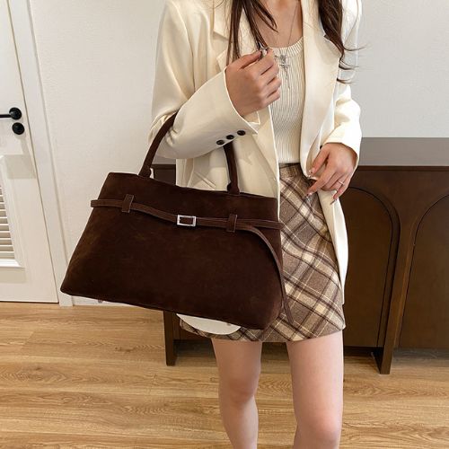 Bolsa Tote em Camurça Auriane