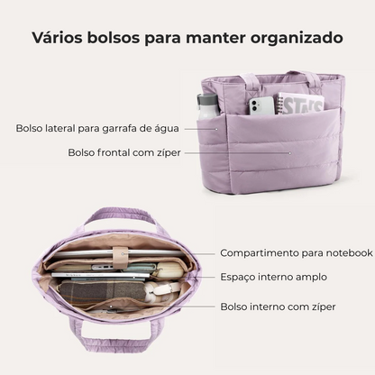 Bolsa Tote Puffer Executiva Ayla