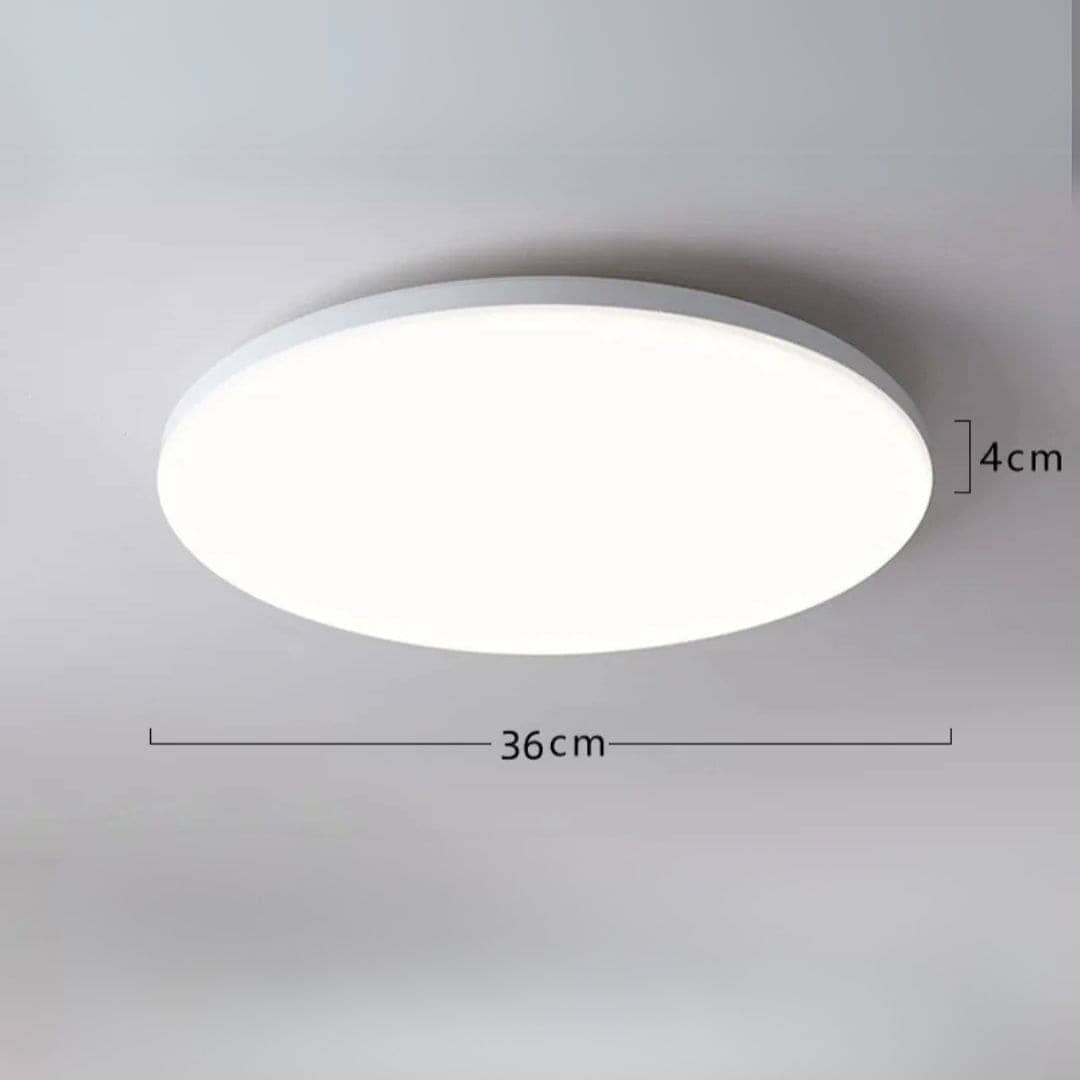 Plafon Redondo Led Sobrepor De Embutir Orion Plafon 0003 My Store Branco Luz Quente (2700K – 3000K) 36cm