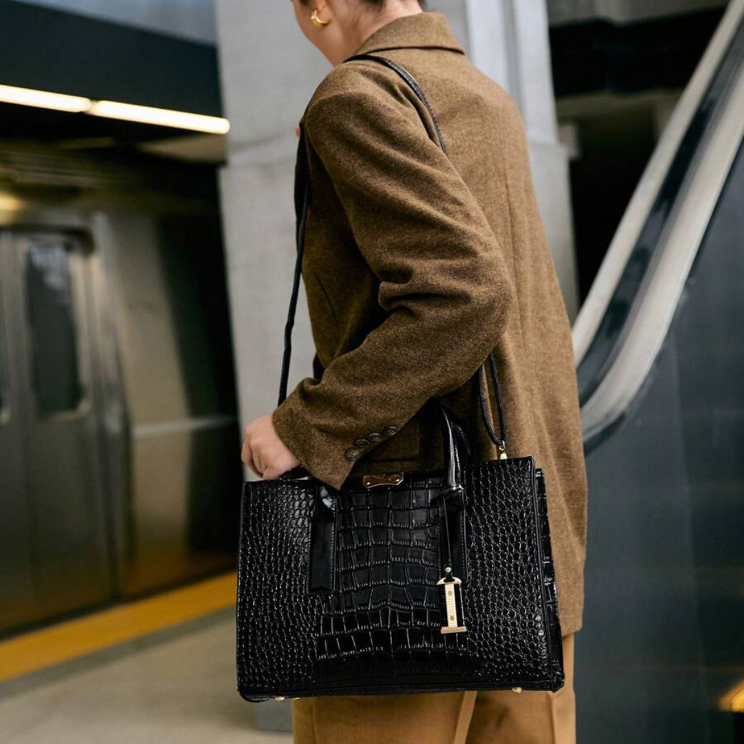 Bolsa Estruturada Croco Mirelle