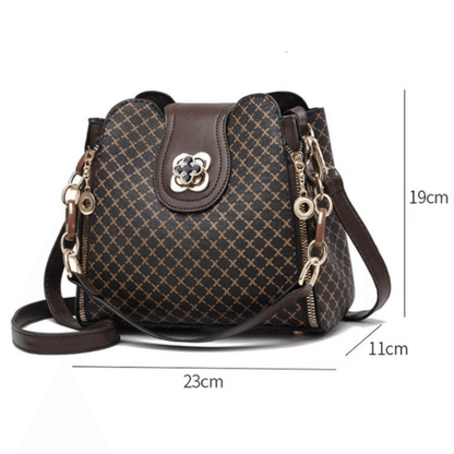 Bolsa Feminina de Couro Genuíno Saint Lumier