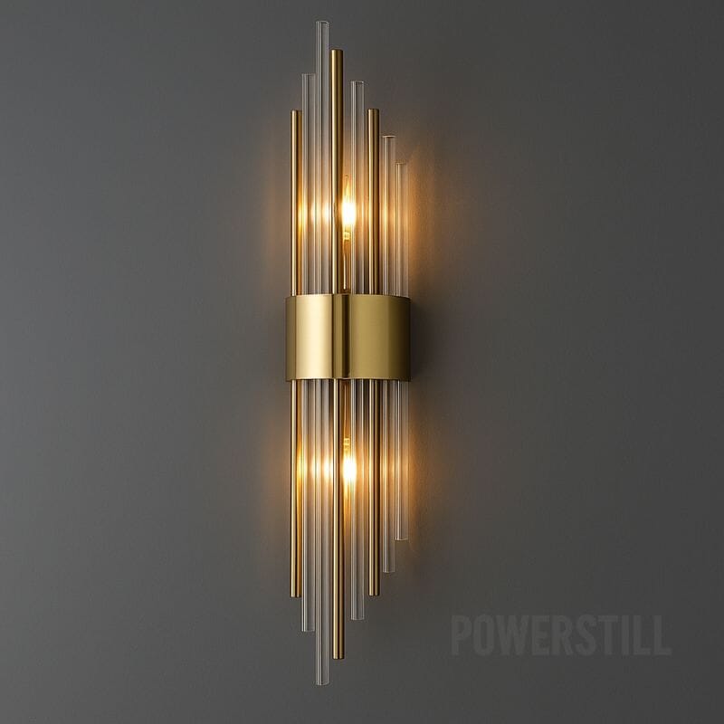 Arandela de Parede Spartan Metal e Vidro Arandela My Store 