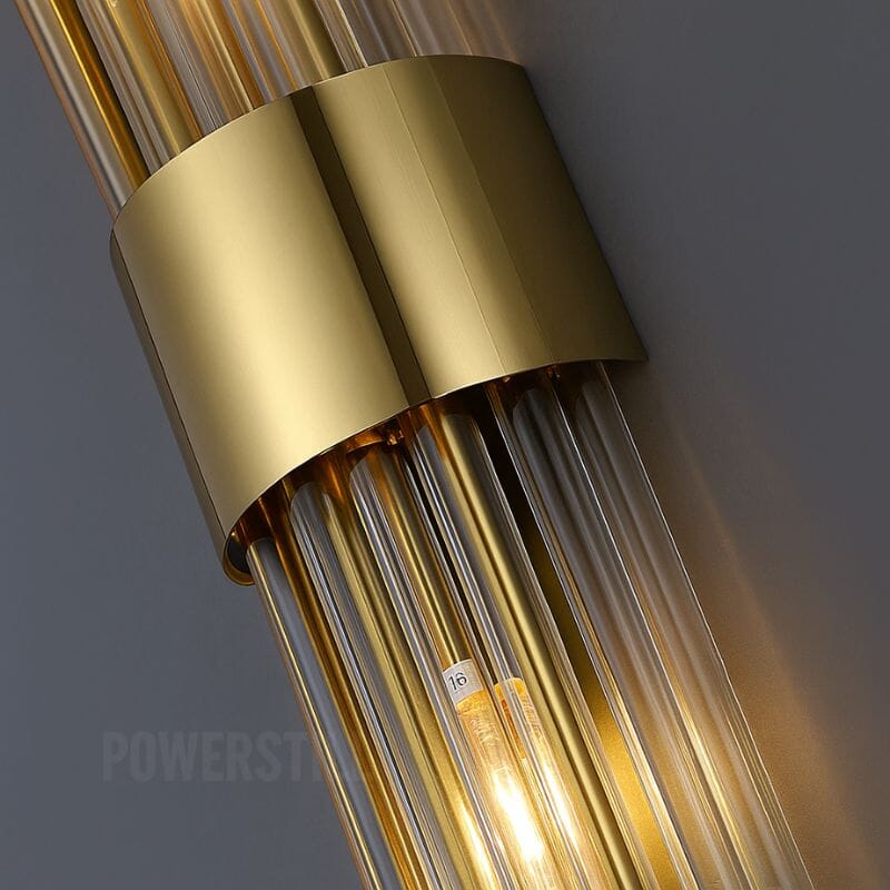 Arandela de Parede Spartan Metal e Vidro Arandela My Store 