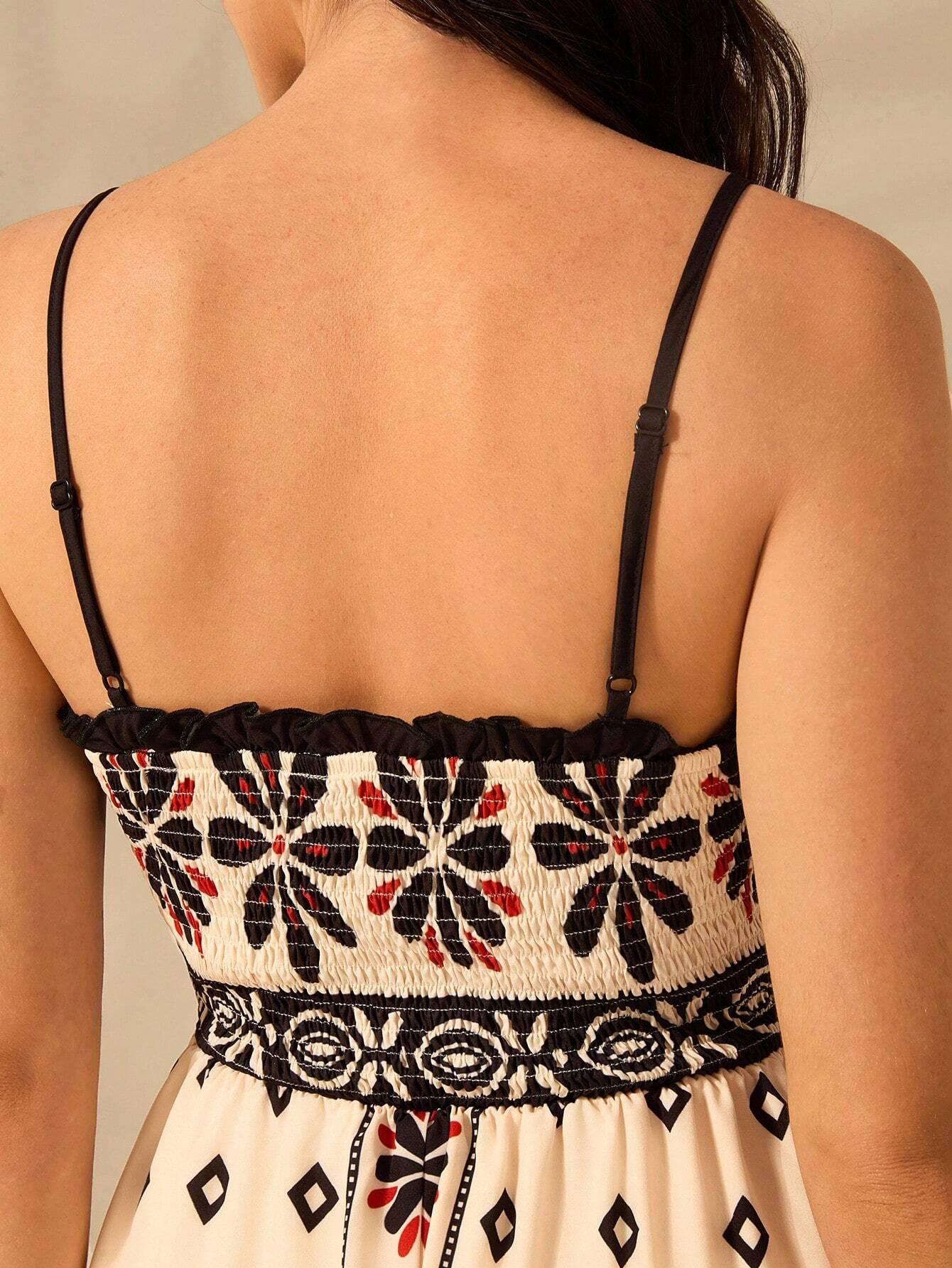 Vestido Longo Boho Floral Tropical