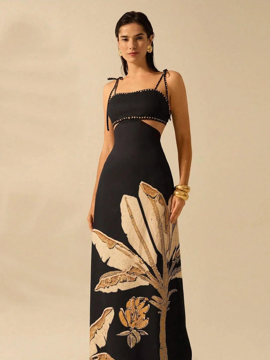 Vestido Longo Elegante Preto