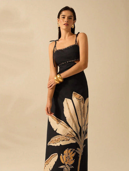 Vestido Longo Elegante Preto