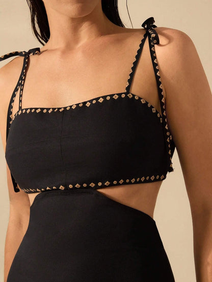 Vestido Longo Elegante Preto