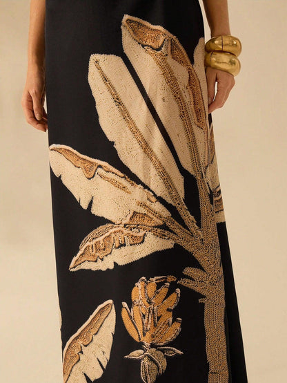 Vestido Longo Elegante Preto