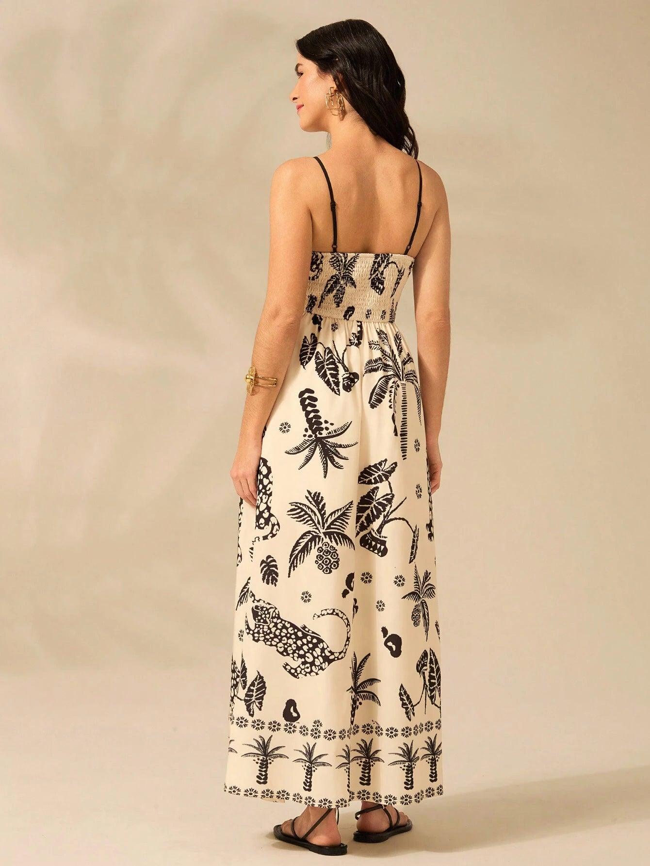 Vestido Longo Boho Estampado