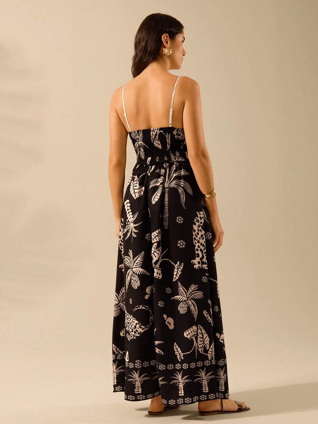 Vestido Longo Boho Estampado