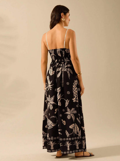 Vestido Longo Boho Estampado