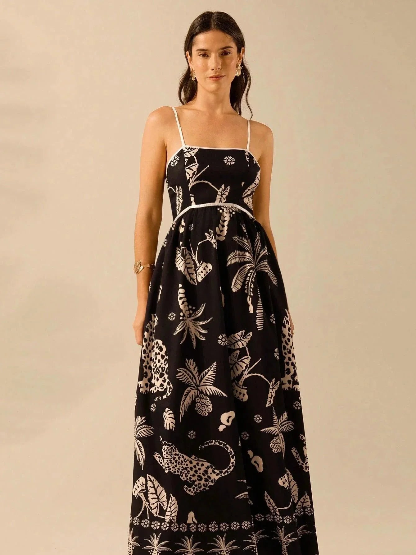 Vestido Longo Boho Estampado