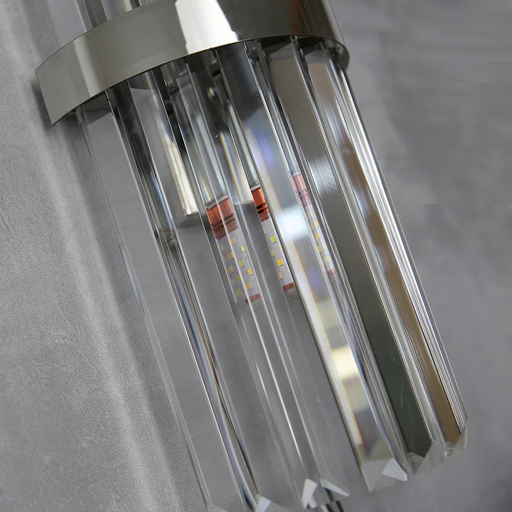 Arandela de Parede Luxuosa em Cristal