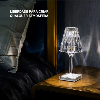 Luminária de Mesa Led Sem Fio 3 em 1 Premium