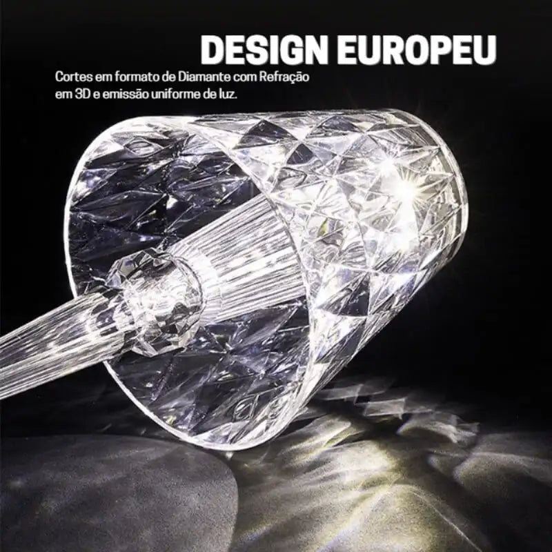 Luminária de Mesa Led Sem Fio 3 em 1 Premium