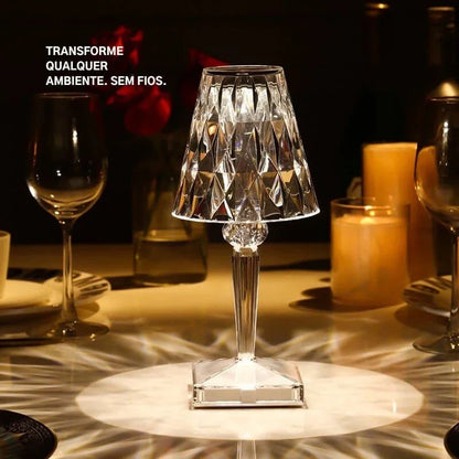 Luminária de Mesa Led Sem Fio 3 em 1 Premium