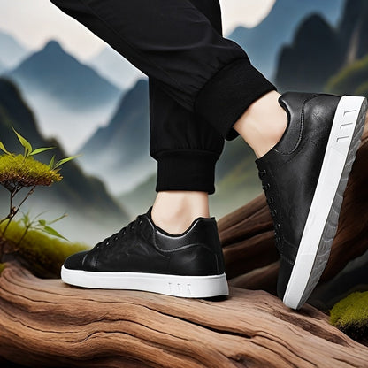 Tênis Casual Masculino Masc Preto+Marrom