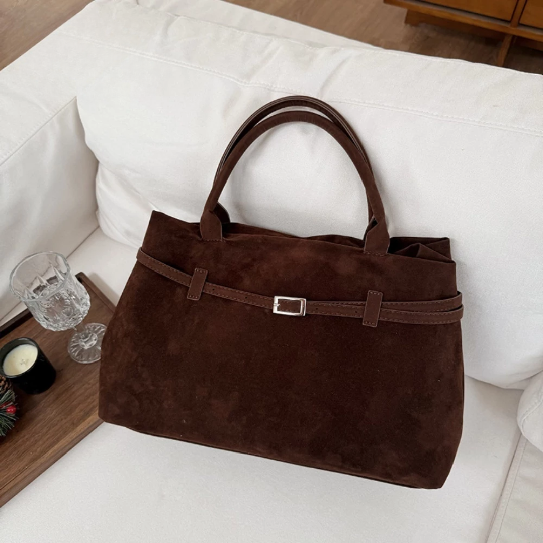 Bolsa Tote em Camurça Auriane