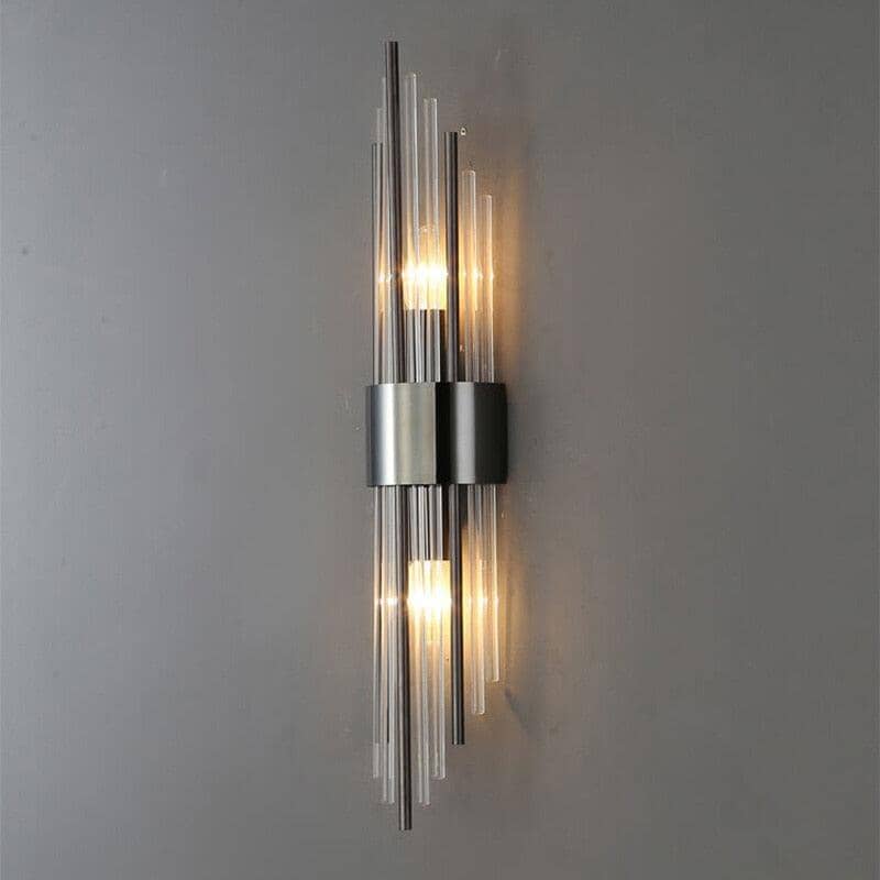 Arandela de Parede Spartan Metal e Vidro Arandela My Store 