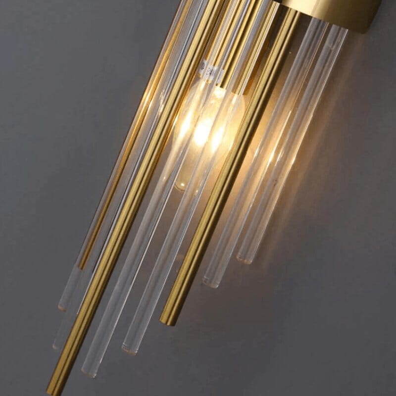 Arandela de Parede Spartan Metal e Vidro Arandela My Store 