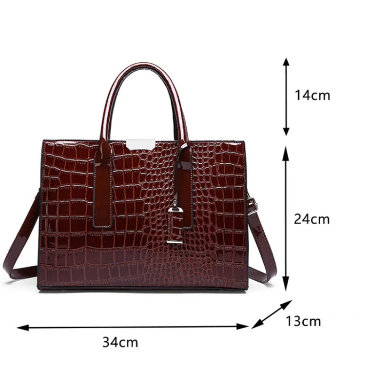 Bolsa Estruturada Croco Mirelle