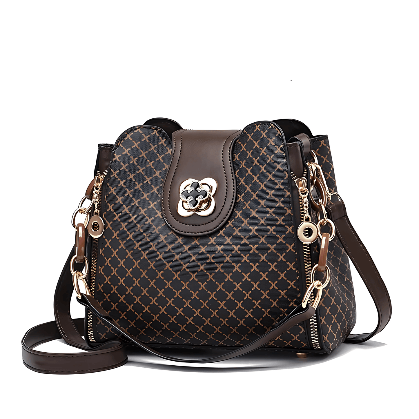 Bolsa Feminina de Couro Genuíno Saint Lumier