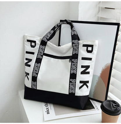 Bolsa Feminina Grande Casual Pink