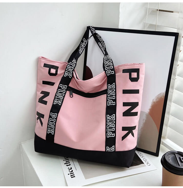 Bolsa Feminina Grande Casual Pink