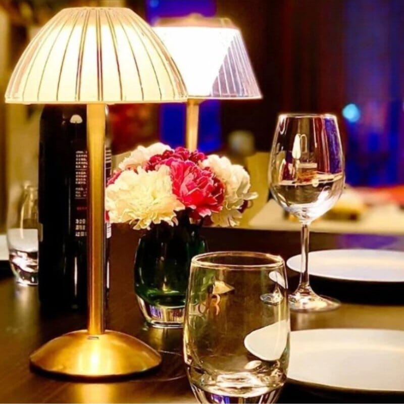 Luminária de Mesa Vintage Recarregável e Sem Fio Abajur 0004 My Store 