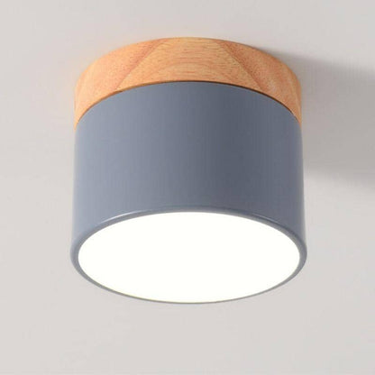 Luminária de Teto Plafon Led Colors Plafon 0025 My Store Cinza 20W 