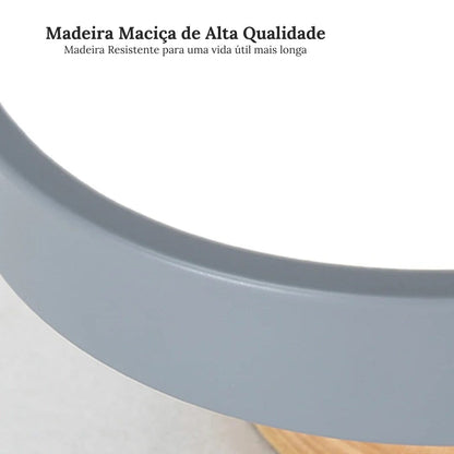 Luminária de Teto Plafon Redondo Led Estilo Nórdico Plafon 0010 My Store 